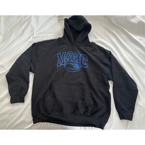 Junk Food Orlando Magic NBA Basketball Hoodie Sweatshirt Men's XL Black Blue‎